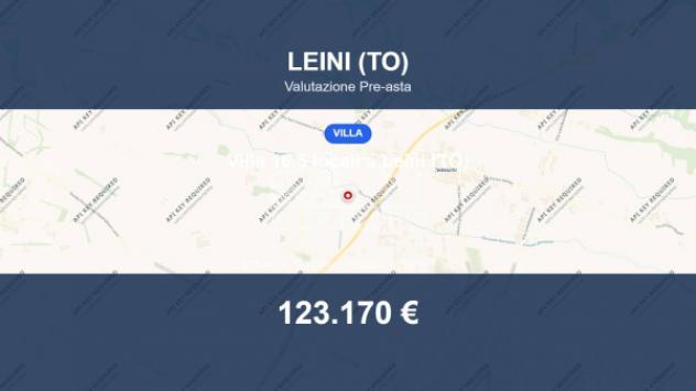 Immobile in asta di 478 m², box auto doppio in vendita a Leinì