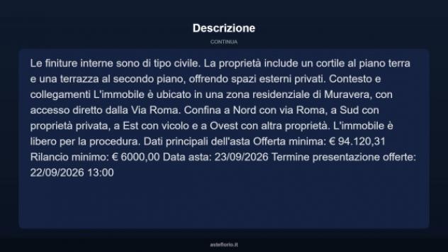 Immobile in asta di 105 m² con più di 5 locali in vendita a Muravera - Foto 4