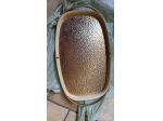 Vassoio vintage elegante 35x20 cm con manici