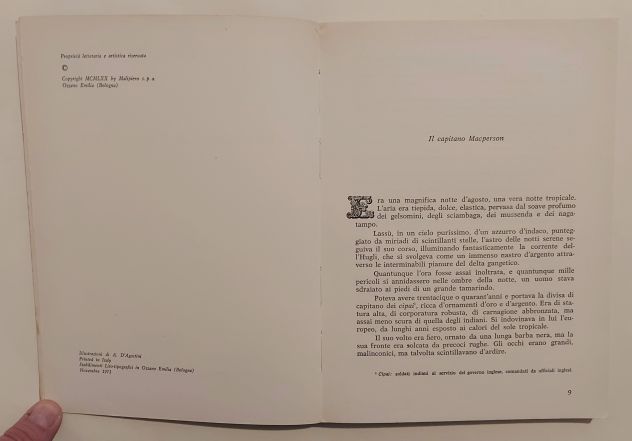 La rivincita di Tremal-Naik di Emilio Salgari Ed.Malipiero,Ozzano Emilia(BO)1971 - Foto 4