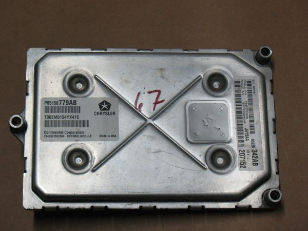 P05150779AB ECU CAMBIO FIAT FREEMONT 2.0 05150779AB P68225342AB 68225342AB - Foto 4