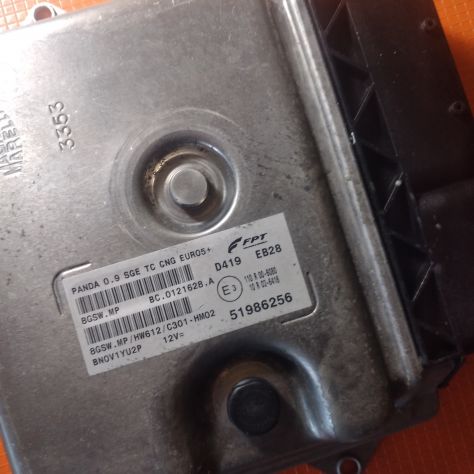 Centralina Motore FPT Fiat Panda 3^ 0.9 BZ 8GSW.MP 51986256 HW612 - Foto 3