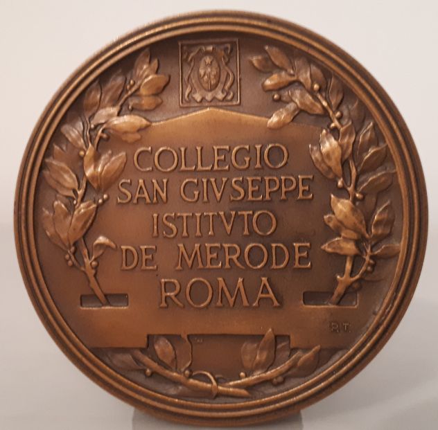 Medaglia S.J.B. DE LA SALLE FVNDATOR SCHOLARVM CHRISTIANARVM 1937. - Foto 9