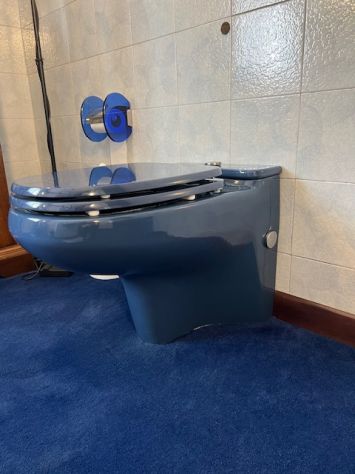 Cerco Sanitario WC Blu d' epoca mod. STILE Pozzi Ginori 1967/1970 - Foto 3