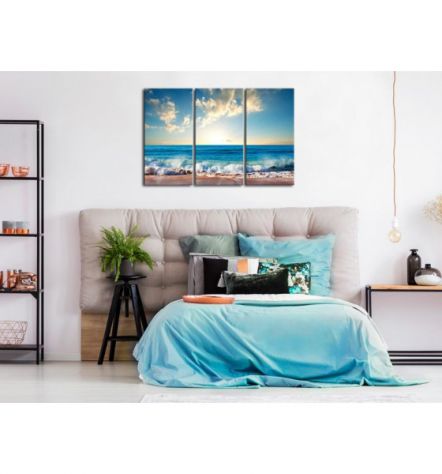 Quadro Col Mare Mosso Cm. 90x60 E 120x80 - ARREDALACASA - Foto 2