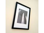 Fotografia digitale e stampa in bianco e nero con la cornice