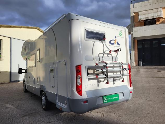 CAMPER RIVIERA DUCATO MANSARDATO 7 POSTI DOPPIA DINETTE CLIMATIZZATORE GARAGE WEBASTO CAMPER USATI - Foto 3