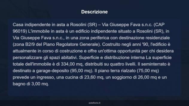 Immobile in asta di 334 m² in vendita a Rosolini - Foto 15