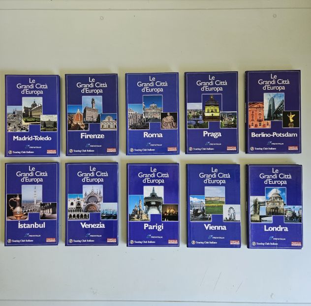 Le Grandi Città d'Europa - Aa.Vv. - Touring Club Italiano - 2002 - TRACCIATA!!