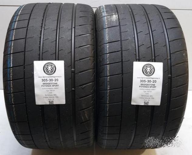 2 gomme 305 30 20 bridgestone a46857