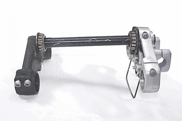 PIASTRE FORCELLA BMW F 650 CS K14 2000 - 2005 31427658559 31427658560 FRONT FORK BRACES LEGGERI SEGNI DI USURA - Foto 2