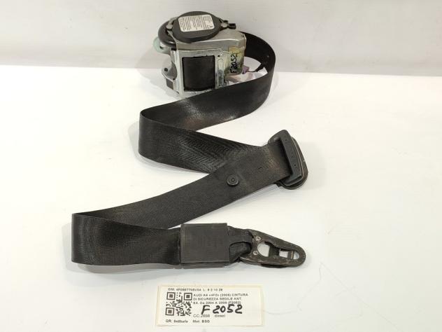 CINTURA DI SICUREZZA ANTERIORE SINISTRA CON PRETENSIONATORE AUDI A6 Berlina Serie C6 (4F2) 4F0857705V04 BSG (0412) - Foto 4