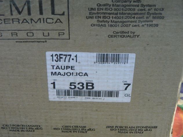 2 pacchi piastrelle Emil majolica brown 12,5x25 - Foto 3