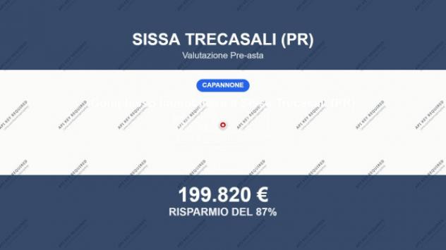 Immobile in asta di 4417 m² in vendita a Sissa Trecasali