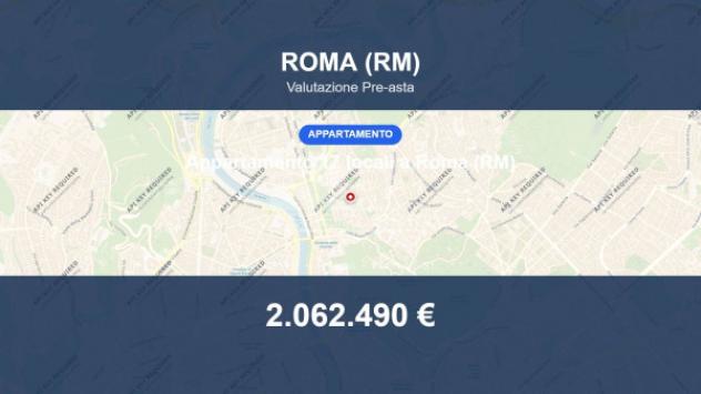 Immobile in asta di 495 m² con più di 5 locali e box auto in vendita a Roma