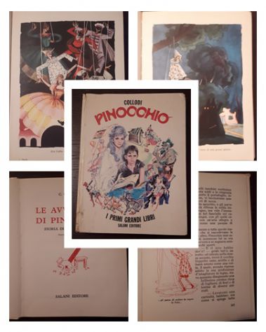 PINOCCHIO, COLLODI, I PRIMI GRANDI LIBRI SALANI EDITORE 1971.