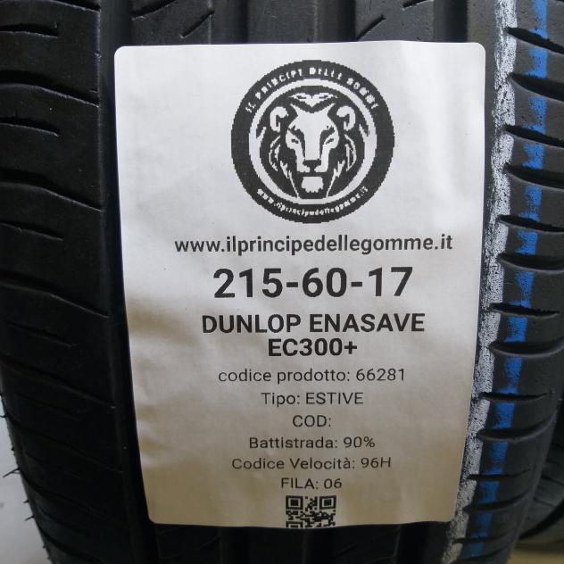 4 GOMME 215 60 17 DUNLOP A66281 - Foto 2