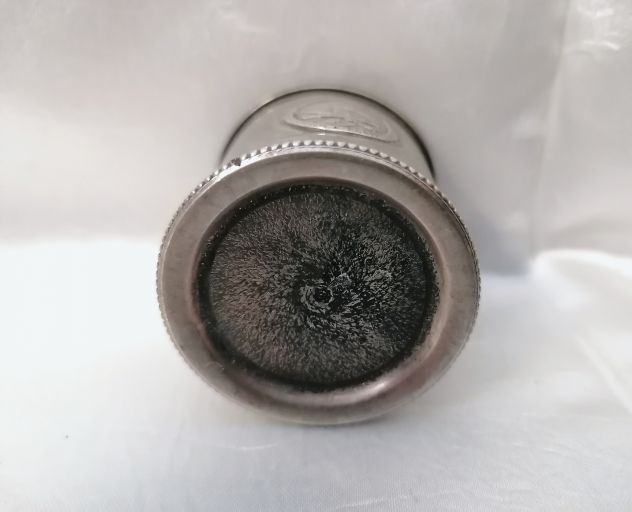 RARO PORTA-FIAMMIFERI MILITARE DA TAVOLO IN ARGENTO 800. - Foto 4