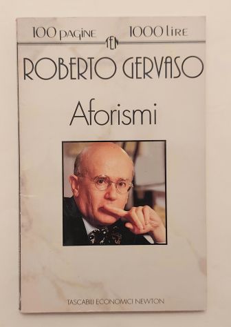 Aforismi di Roberto Gervaso Ed.Newton Compton, 1994 come nuovo
