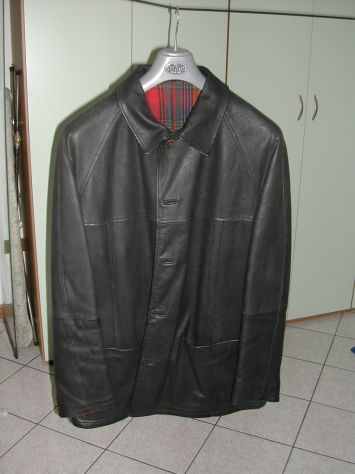 Giubbotto in vera Pelle Imbottito Taglia 54