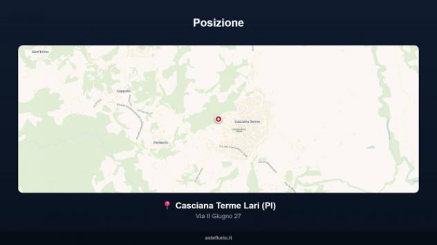 Immobile in asta di 129 m² con più di 5 locali e box auto in vendita a Casciana Terme Lari - Foto 4