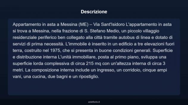 Immobile in asta di 215 m² con più di 5 locali in vendita a Messina - Foto 13