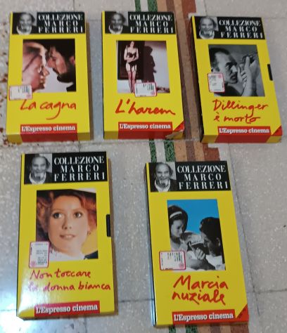 CINQUE VHS, COLLEZIONE MARCO FERRERI