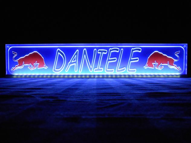 targa-targhe-tabella-tabelle a led personalizzabili