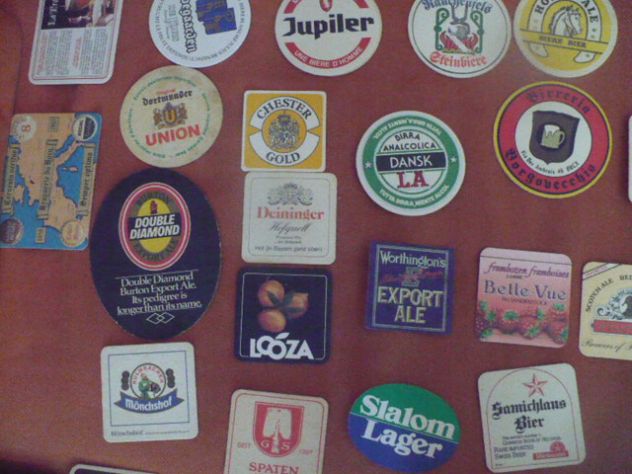 sottobicchieri birra anni '80 - Foto 3