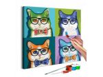 Quadro Fai Da Te 40x40 Cm. Gatti ARREDALACASA Spedizione Gratis