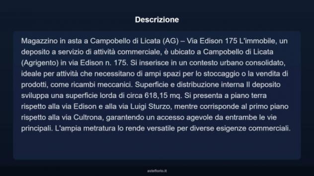 Immobile in asta di 618 m² in vendita a Campobello di Licata - Foto 3