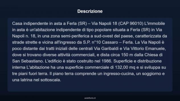 Immobile in asta di 132 m² in vendita a Ferla - Foto 4
