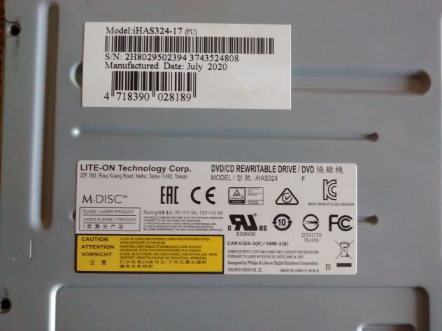 Masterizzatore DVD interno 5.25" Lite-On nuovo - Foto 2