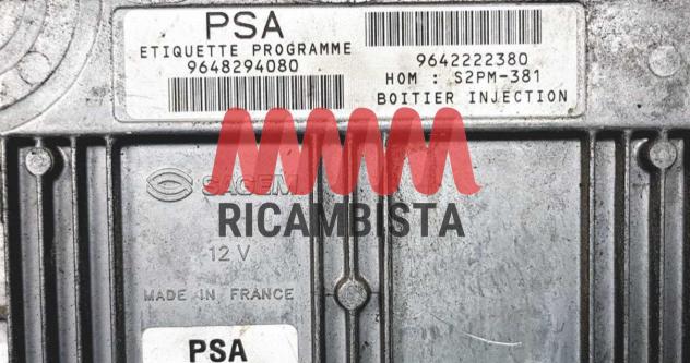 9648294080 9642222380 Citroen C3 1.4 centralina motore Sagem - Foto 2