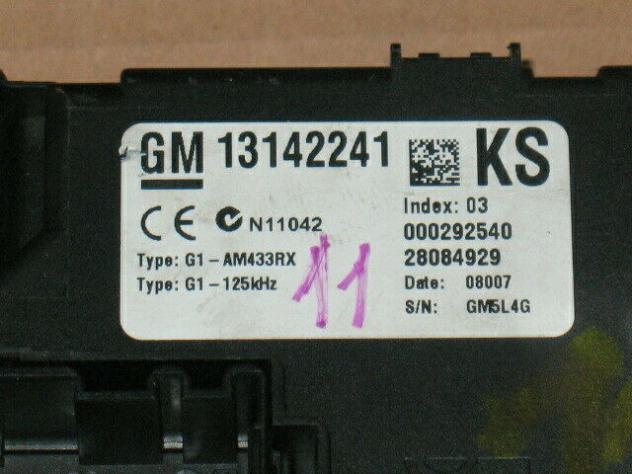 13142241 Body computer BSI per Corsa D 13142241 KS DELPHI 28084929 - Foto 2