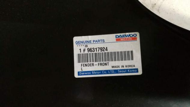 Parafango Anteriore Sinistro Matiz 96317924 - Foto 3