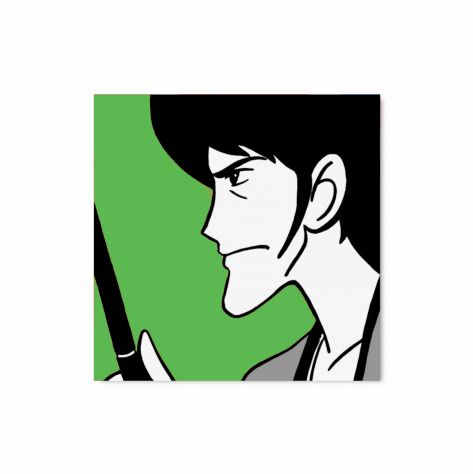 Quadro Goemon Lupin dipinto a mano pop art - Foto 2