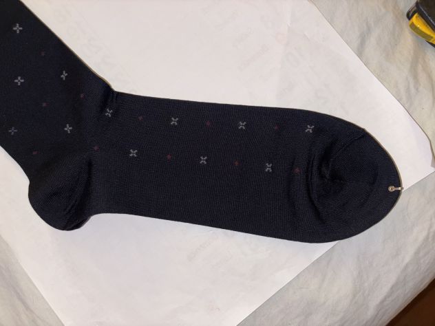 CALZE NUOVE CON CARTELLINO DA UOMO IN COTONE FILO DI SCOZIA”DeBert”MADE IN ITALY - Foto 10