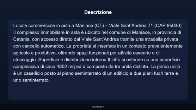 Immobile in asta di 4852 m² in vendita a Maniace - Foto 5