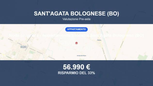 Immobile in asta di 86 m², box auto in vendita a Sant'Agata Bolognese