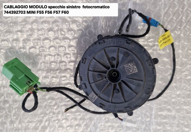 CABLAGGIO MODULO specchio sinistro fotocromatico 744392703 MINI F55 F56 F57 F60 - Foto 2
