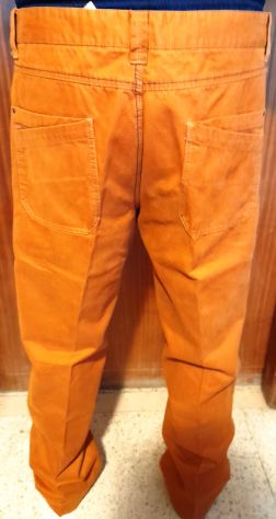 pantaloni in fustagno taglio sportivo  blu side tg 56 - Foto 7