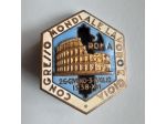 Spilla commemorativa "Congresso Mondiale Lavoro e Gioia"
