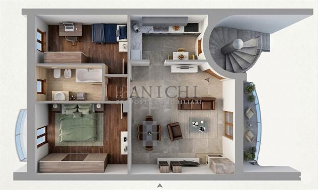 Appartamento di nuova costruzione con balconi, garage e giardino privato - Foto 16
