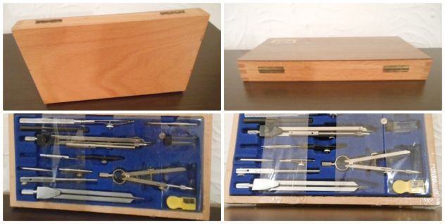 Compasso Universal 10/C, scatola in legno anni 70/80, NUOVO. - Foto 6
