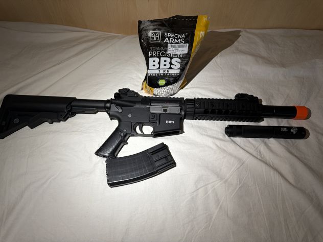 M4 Special Combat Marine Full Metal Softair ASG - Foto 5
