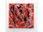 Quadro moderno Pollock dipinto a mano