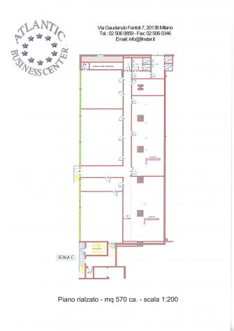 affittasi ufficio mq. 570 Complesso ATLANTIC BUSINESS CENTER