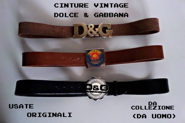 Cinture vintage Dolce & Gabbana (D&G) Originali (da collezione)