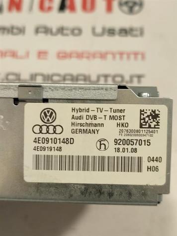 MODULO TV AUDI A6 RS6 Avant Serie C6 (4F5) 4E0910148D BUH (0411) - Foto 2